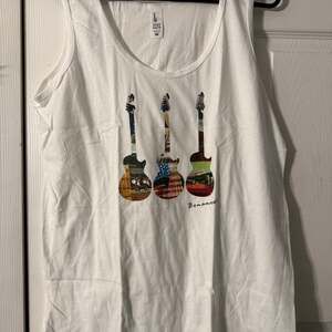 Vintage Joe Bonamassa Guitar Line-Up Tour Tank Top